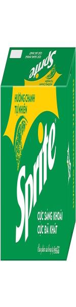 Thùng 24 lon nước ngọt vị chanh Sprite 320ml