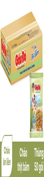 Cháo thịt bằm Gấu Đỏ 50g*50 (Thùng)
